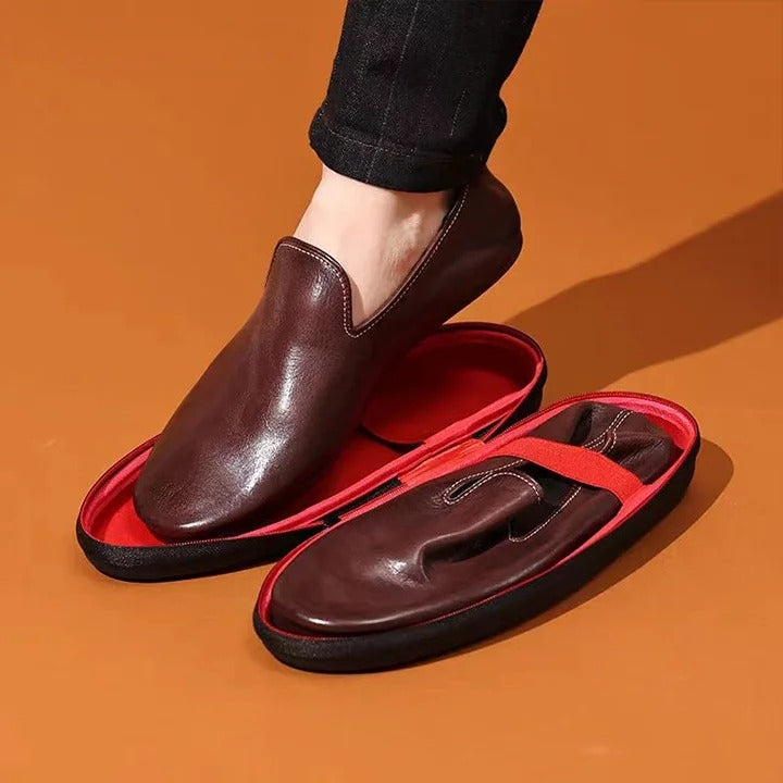 Summer Casual Leather Slip-on Loafers