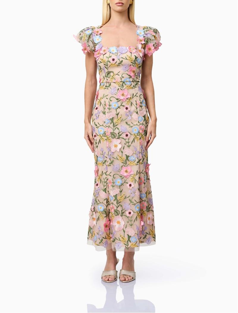 3D Maxi Dress