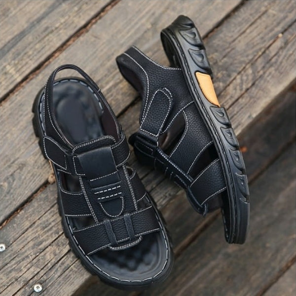 Men's Summer Adjustable Strap Beach Shoes Open Toe Walking Casual Sandal