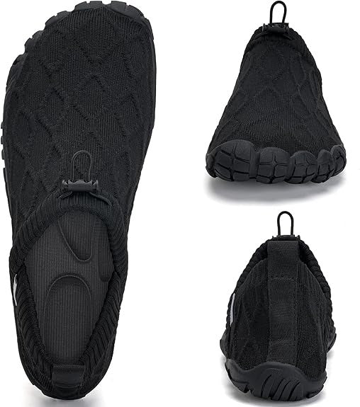Unisex Slip On Barefoot Knitted Water Shoes Minimalist Comfortable Walking Shoes Beach Outdoor Running Sneakers