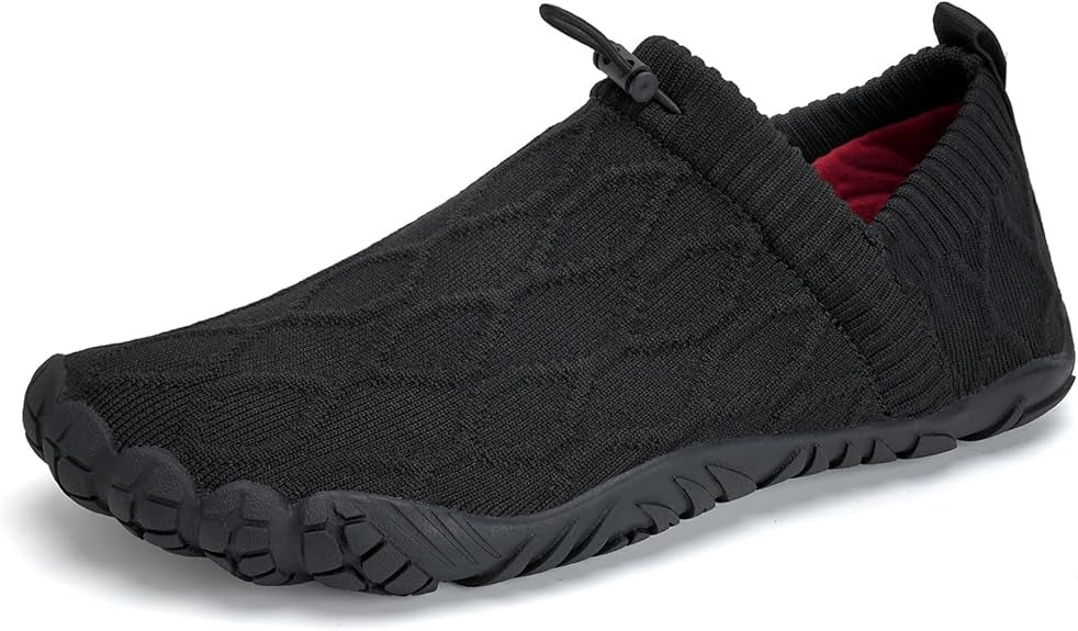Unisex Slip On Barefoot Knitted Water Shoes Minimalist Comfortable Walking Shoes Beach Outdoor Running Sneakers