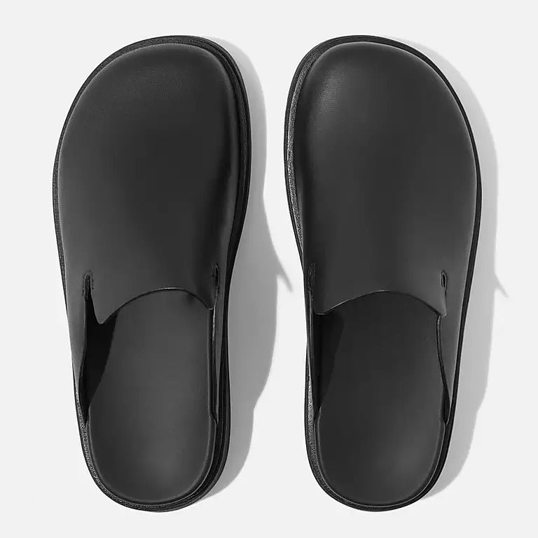 Easy Slip-on Leather Mules For Men