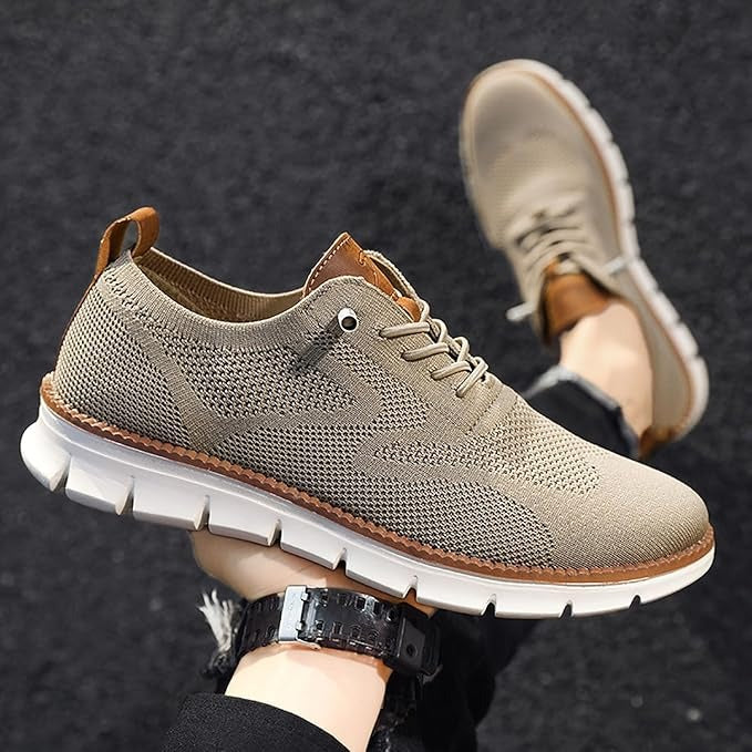 Men's Urban Ultra Comfortable Mesh Dress Sneakers - Business Casual Walking Shoes