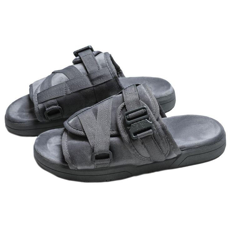 Trendy Casual Street Wear Soft-soled Non-slip Beach Slippers