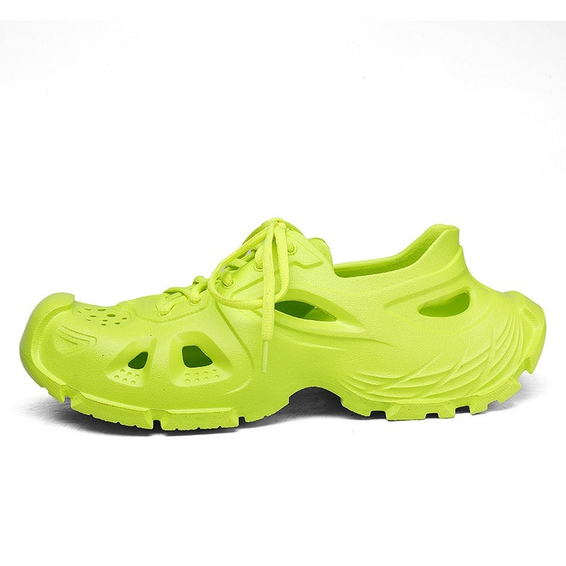 Summer Breathable Soft Elastic Outer Wear Thick-soled Beach Creek Shoes