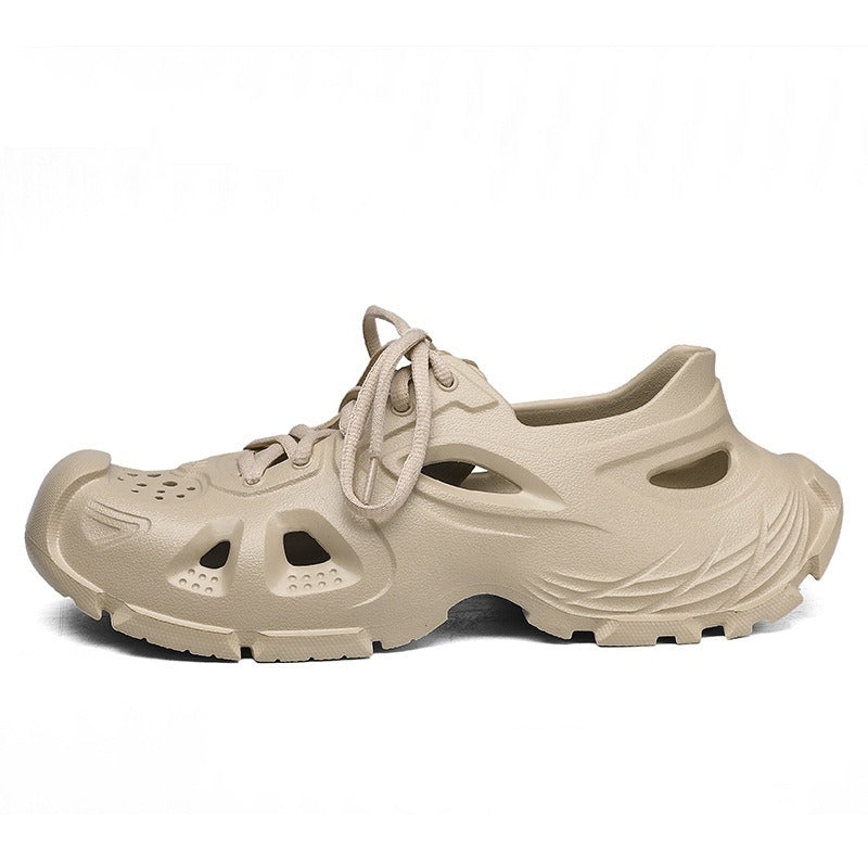 Summer Breathable Soft Elastic Outer Wear Thick-soled Beach Creek Shoes