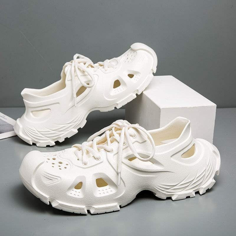 Summer Breathable Soft Elastic Outer Wear Thick-soled Beach Creek Shoes
