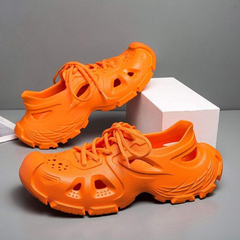 Summer Breathable Soft Elastic Outer Wear Thick-soled Beach Creek Shoes