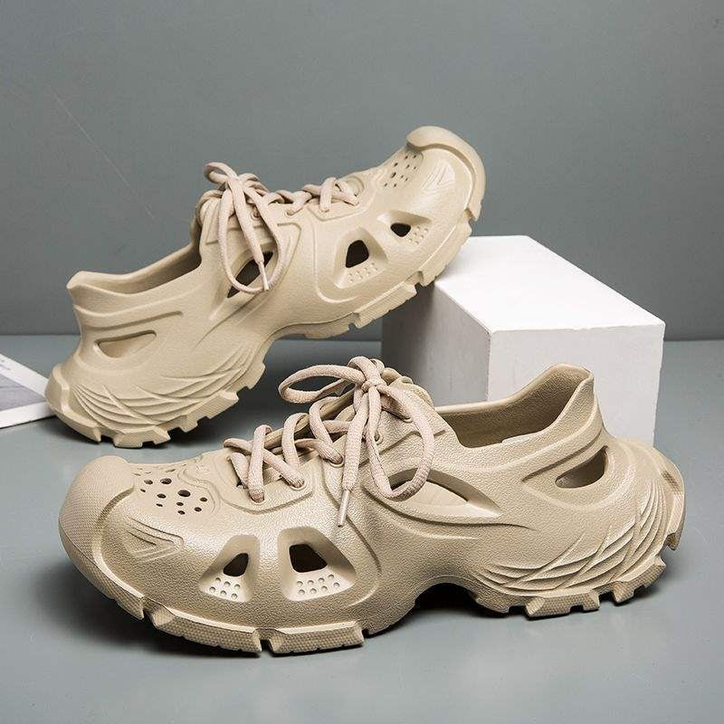 Summer Breathable Soft Elastic Outer Wear Thick-soled Beach Creek Shoes