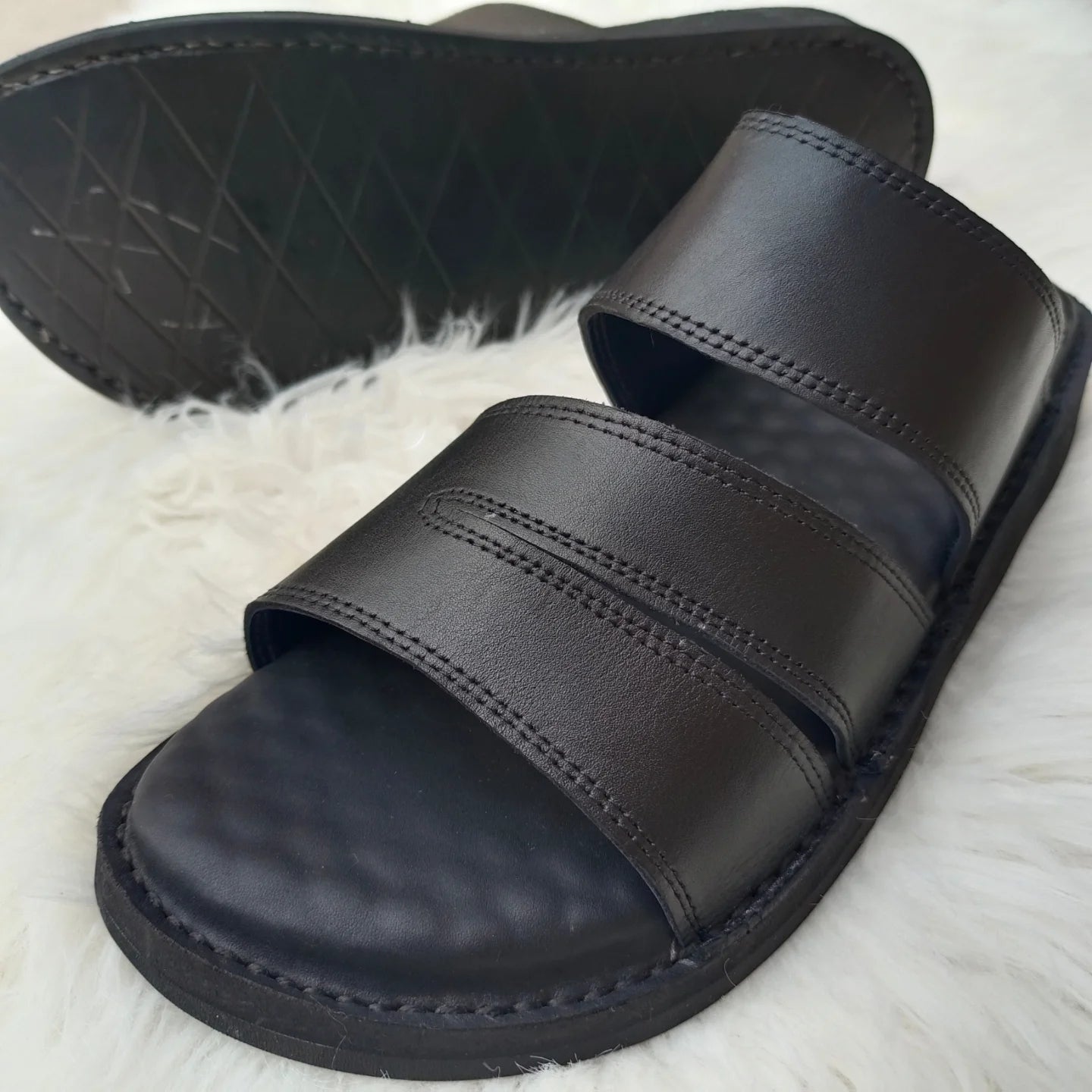 Men's Unique Handmade Leather Slippers