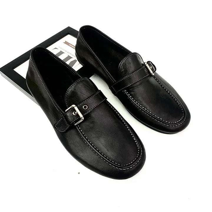 Craft Horsehide Retro Loafers