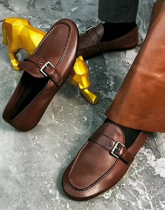 Craft Horsehide Retro Loafers