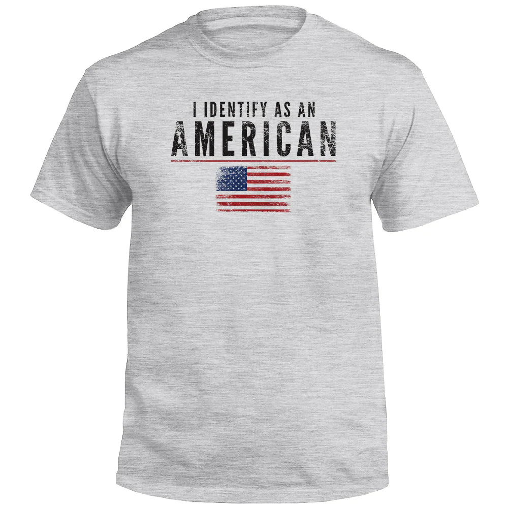 American Flag Crew Neck Short Sleeve T Shirt For Men