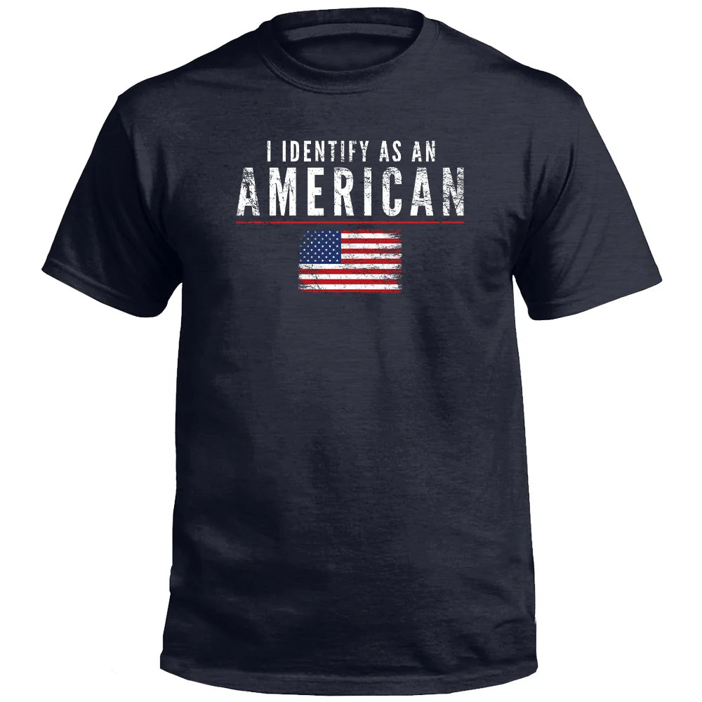 American Flag Crew Neck Short Sleeve T Shirt For Men