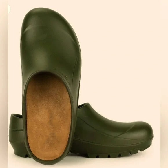 Green Garden Clogs
