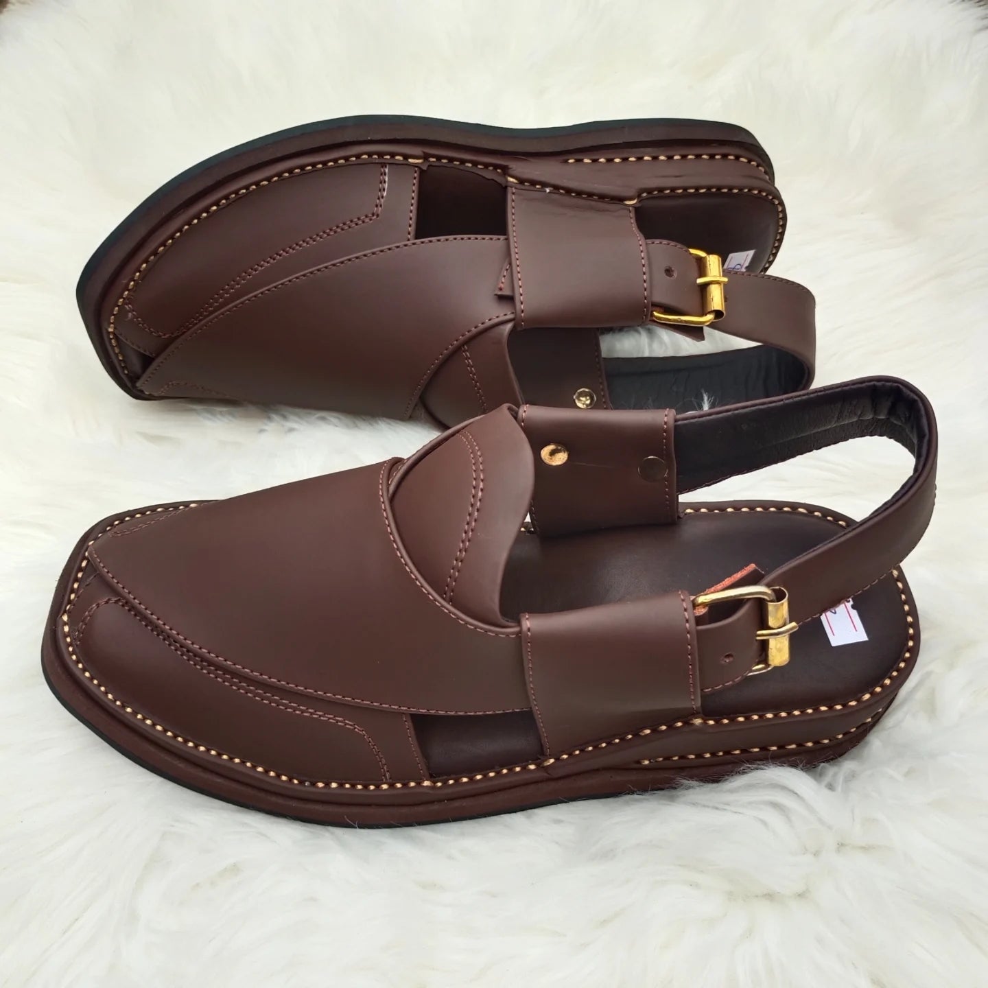 Handmade Thick-soled Casual Leather Sandals