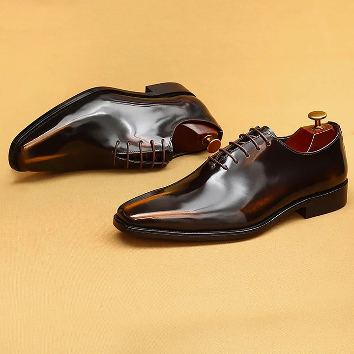 British Style Patent Leather Oxfod Shoes