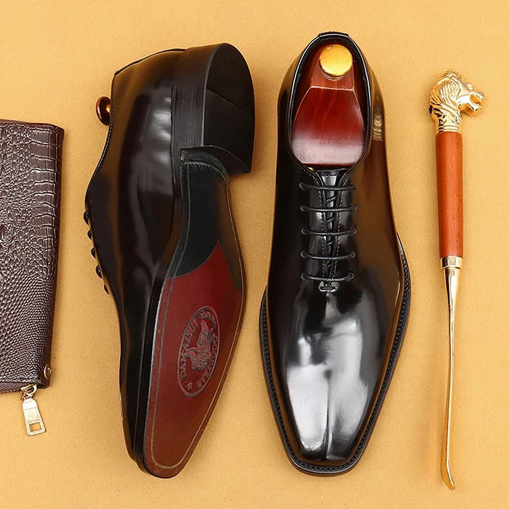 British Style Patent Leather Oxfod Shoes