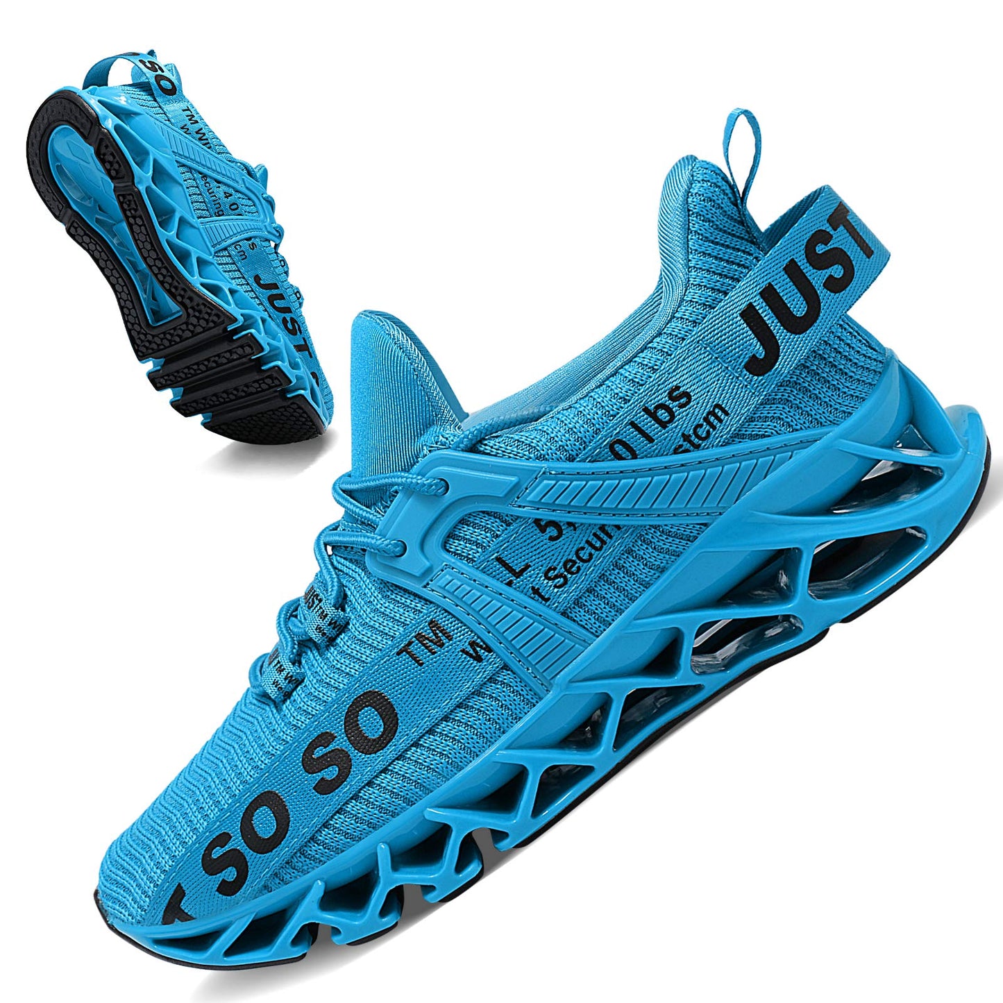 Men's Athletic Blade Running Walking Tennis Shoes-Solid Color