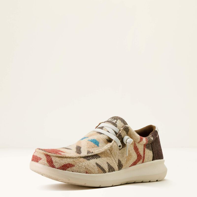 Vintage Southwest Flannel Slip-on Shoes