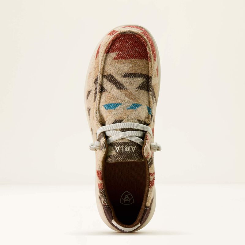Vintage Southwest Flannel Slip-on Shoes