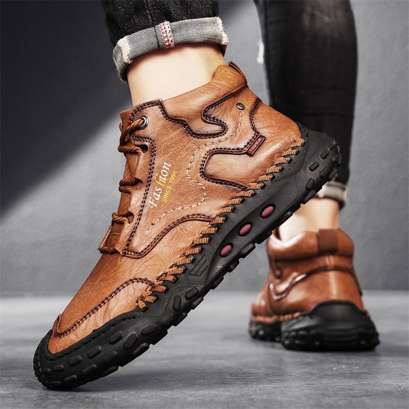 Men's Leather Casual Boots