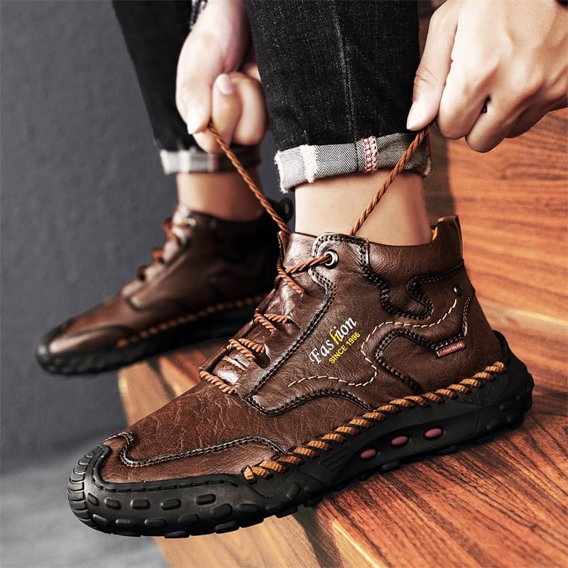 Men's Leather Casual Boots
