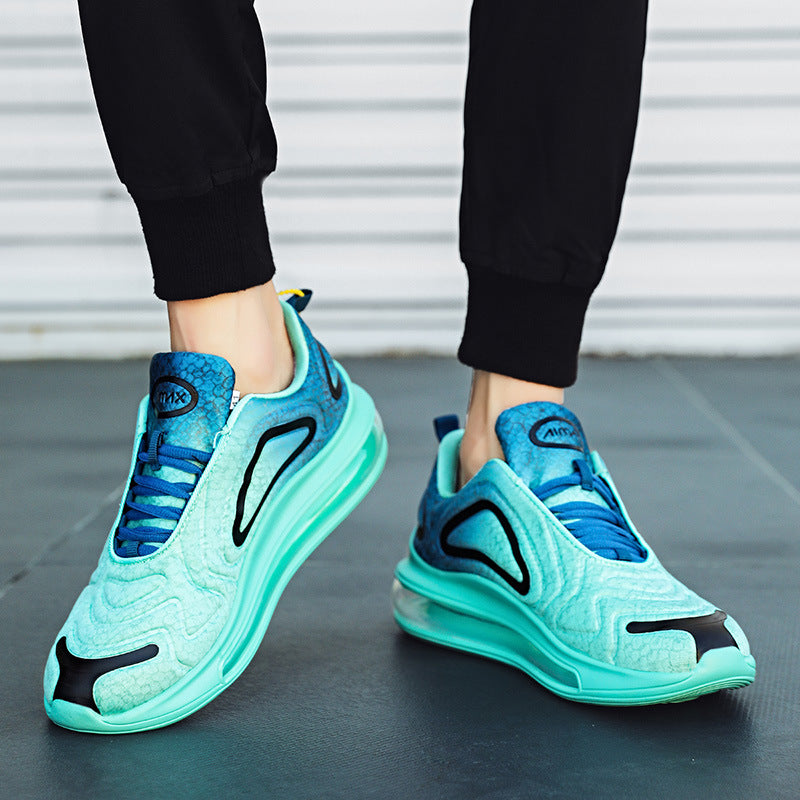 Colorful Air Cushion Shock-absorbing Casual Running Shoes
