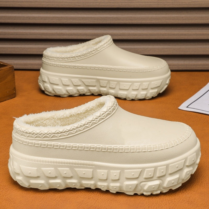 Lug Sole Insulated Water Resistant Slip On Shoes