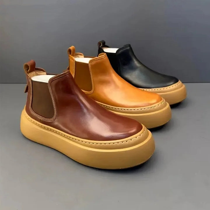 Handmade Retro Horsehide Chelsea Boot