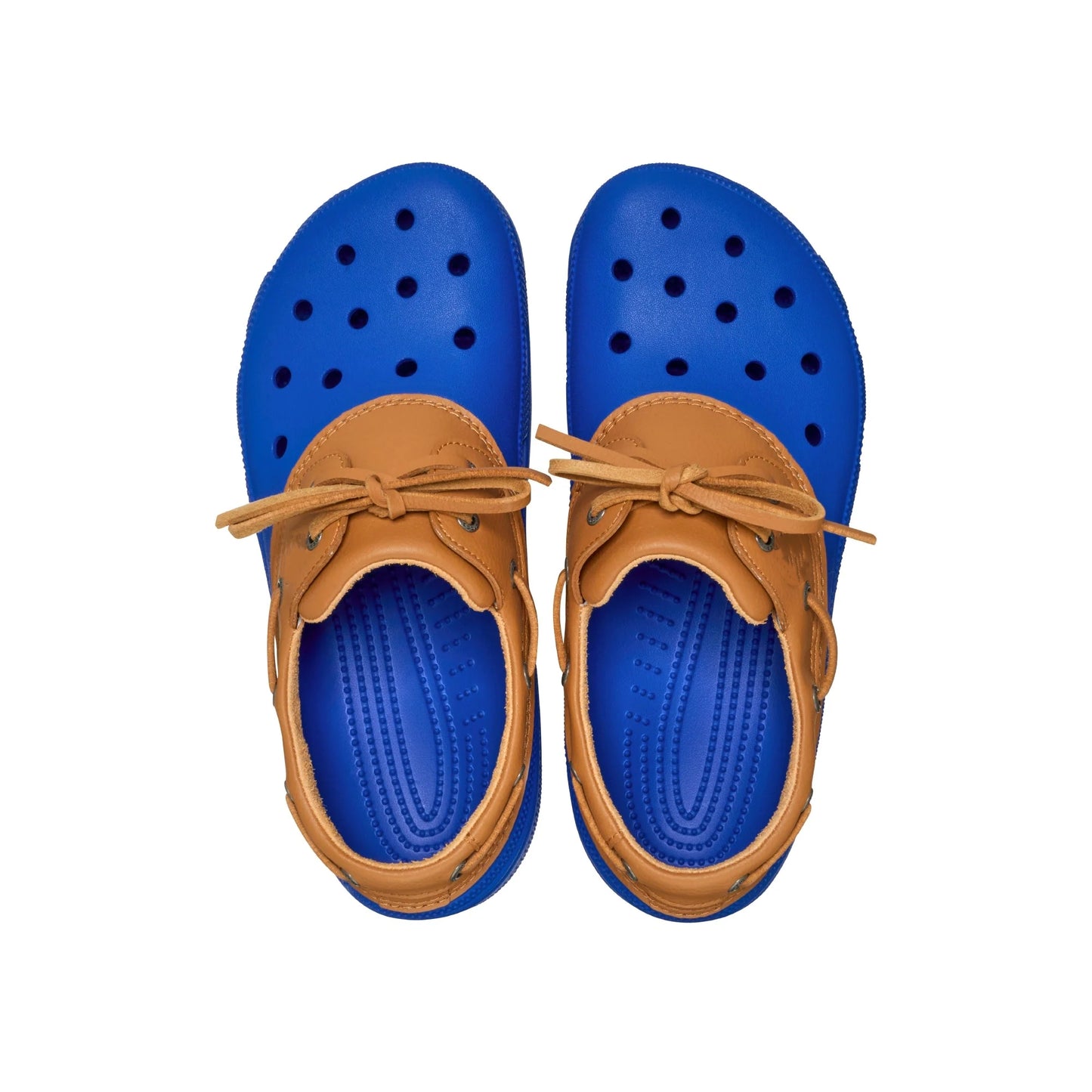 Leather Patchwork Clogs