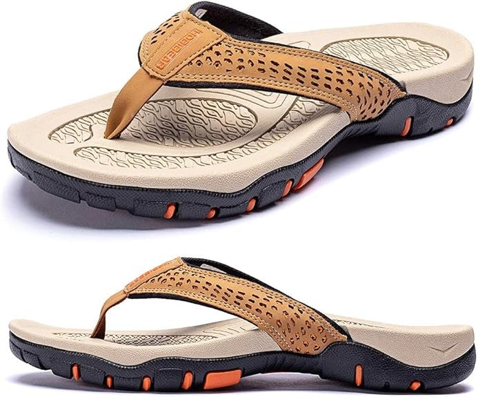 Men's Orthotic Arch Support Flip Flops Comfort Toe Post Sandals (Buy Two Get Free Shipping)