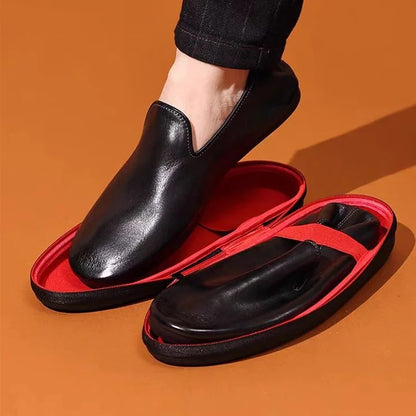 Summer Casual Leather Slip-on Loafers