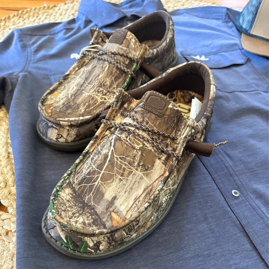 Multicolor Camoflage Slip-on Walk Shoes