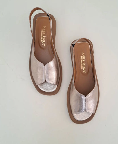 Fishmouth Flip-on Flat Sandals