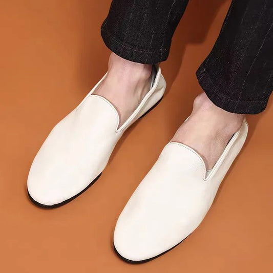 Summer Casual Leather Slip-on Loafers