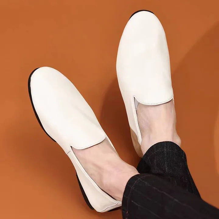 Summer Casual Leather Slip-on Loafers