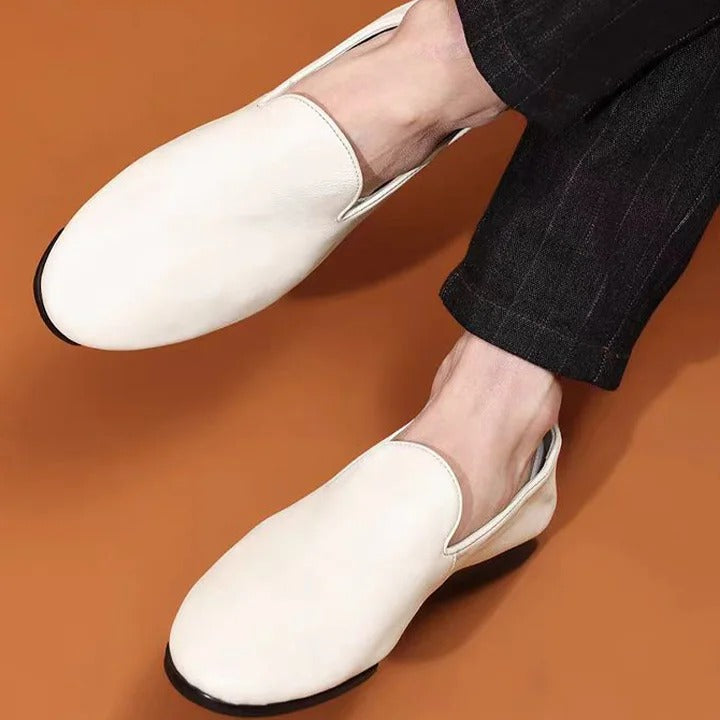 Summer Casual Leather Slip-on Loafers