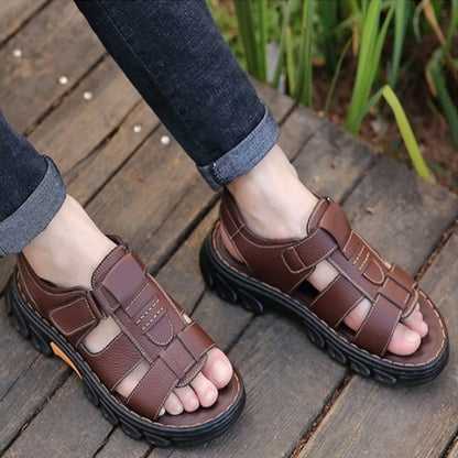Men's Summer Adjustable Strap Beach Shoes Open Toe Walking Casual Sandal