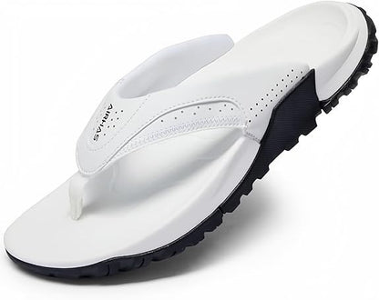 Arch Support Walking Flip Flops Non Slip Summer Beach Sandals Durable Comfort Outdoor Thong Sandals For Men