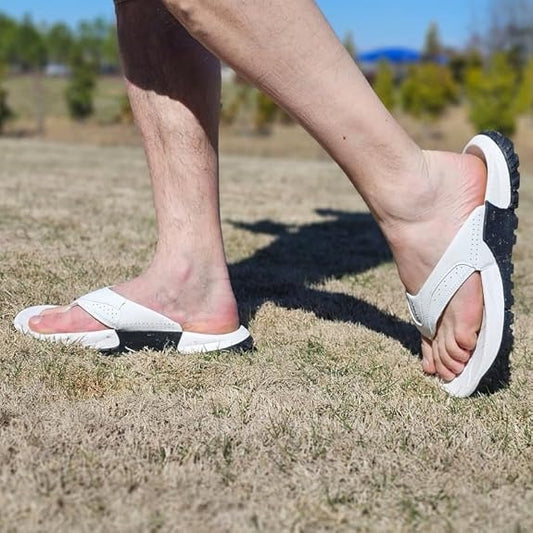 Arch Support Walking Flip Flops Non Slip Summer Beach Sandals Durable Comfort Outdoor Thong Sandals For Men