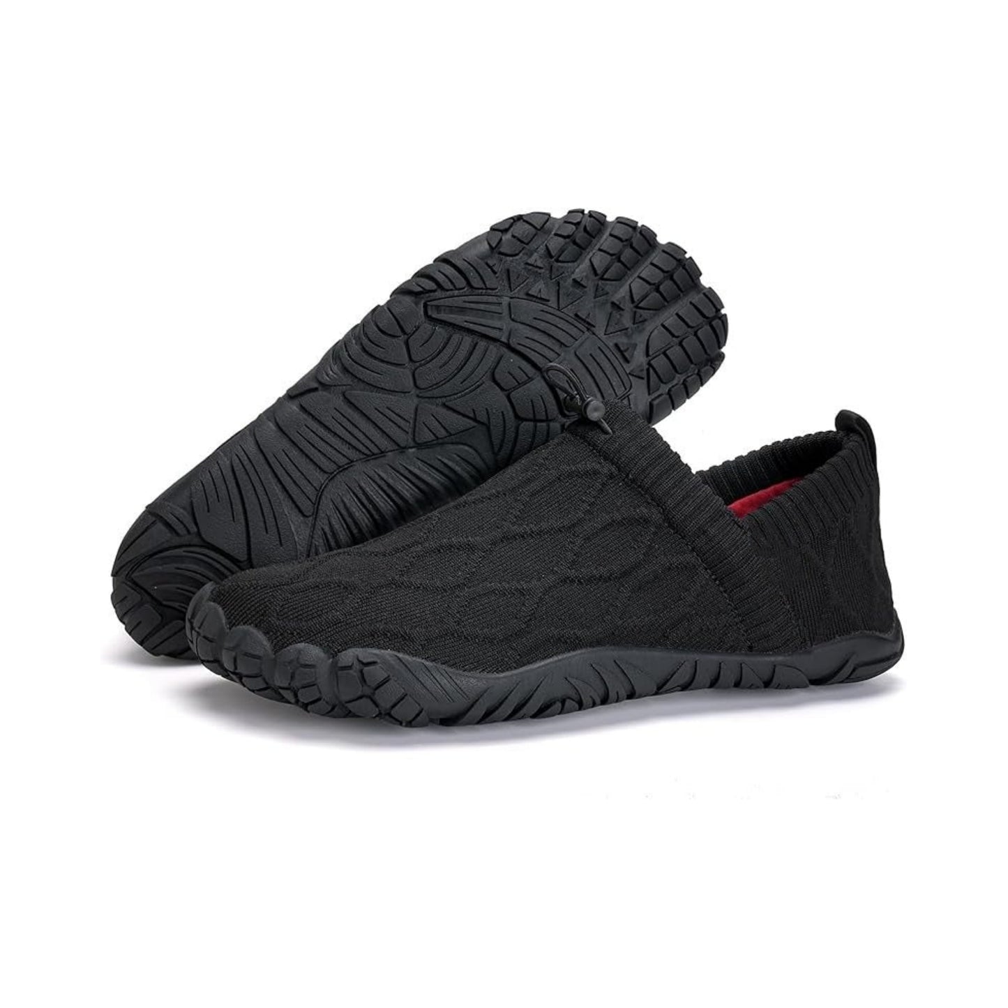 Unisex Slip On Barefoot Knitted Water Shoes Minimalist Comfortable Walking Shoes Beach Outdoor Running Sneakers