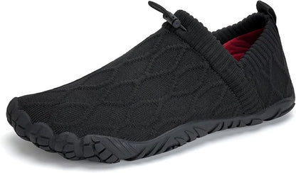 Unisex Slip On Barefoot Knitted Water Shoes Minimalist Comfortable Walking Shoes Beach Outdoor Running Sneakers