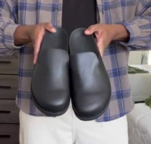 Easy Slip-on Leather Mules For Men