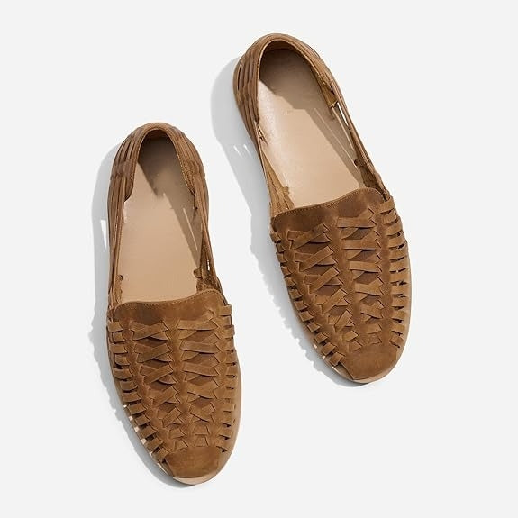 Handwoven & Waterproof Leather Men's Huarache Sandals