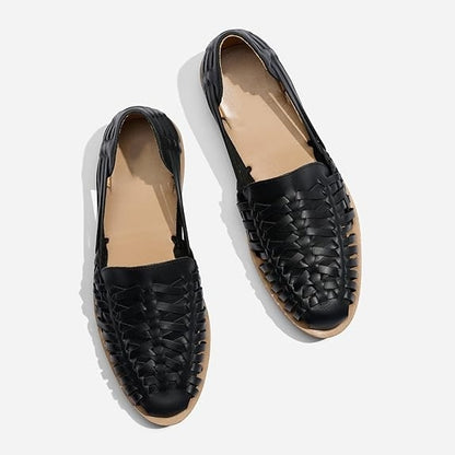 Handwoven & Waterproof Leather Men's Huarache Sandals