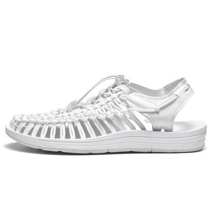 Men's Casual Beach Braided Sandals Outdoor River Tracing Shoes