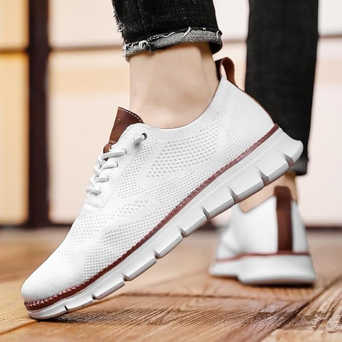 Men's Urban Ultra Comfortable Mesh Dress Sneakers - Business Casual Walking Shoes