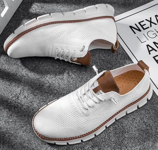 Men's Urban Ultra Comfortable Mesh Dress Sneakers - Business Casual Walking Shoes