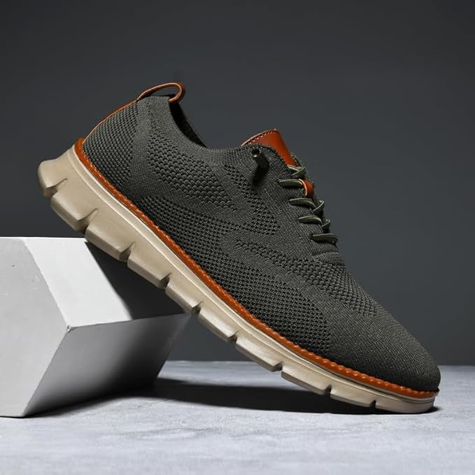 Men's Urban Ultra Comfortable Mesh Dress Sneakers - Business Casual Walking Shoes